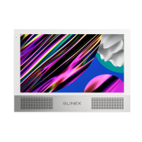 AHD відеодомофон Slinex Sonik 10 (white), 10” сенсорний IPS екран, запис руху, слот microSD, 248×177×21 мм