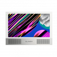 AHD відеодомофон Slinex Sonik 10 (white), 10” сенсорний IPS екран, запис руху, слот microSD, 248×177×21 мм