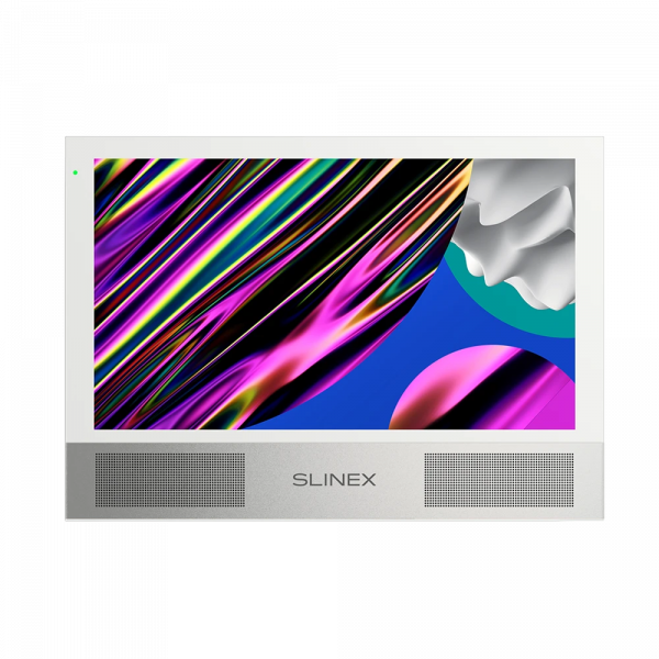 AHD відеодомофон Slinex Sonik 10 (white), 10” сенсорний IPS екран, запис руху, слот microSD, 248×177×21 мм
