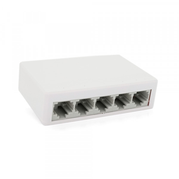 Комутатор JY 5005S 5 портів Ethernet 10/100 Мбіт/сек. DC 5 . Блок живлення 5V у комплекті
