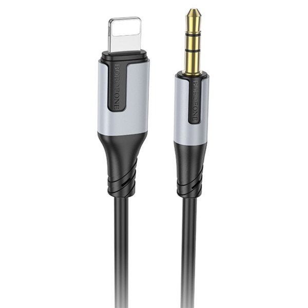 Кабель Borofone BL19 DC3.5 (тато) => Lighting (тато), круглий, 1м, Black, Box