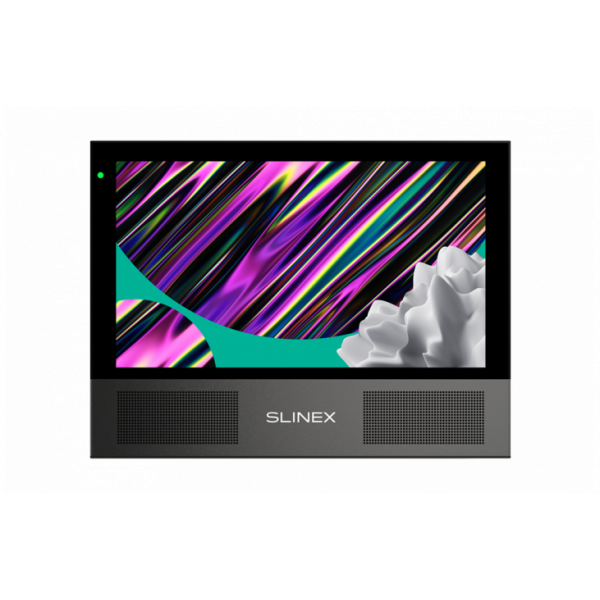 AHD відеодомофон Slinex Sonik 7 (black), 7” сенсорний IPS екран, запис руху, слот microSD, 176×133×20 мм