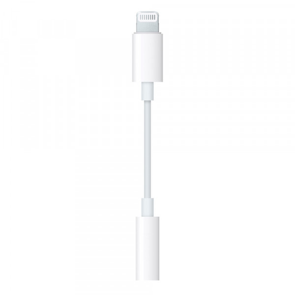 Перехідник Kin Lighting(M) => Jack 3.5mm(F), 5см, White