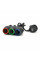 АЗУ розгалужувач + вольтметр Olesson 1633, 12V-3 * 12V + USB, Black, Blister