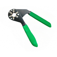 Універсальний ключ 6-пелюстковий, 7-14мм, 0.18kg，15.5*10*1cm, green, blister