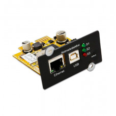 Карта віддаленого управління SNMP для ДБЖ, Lan, RS232, 12V, RC67504(NetmateLitemini)