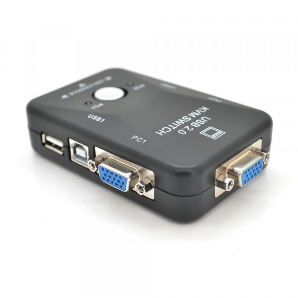 2-портовий KVM свіч, перемикач USB