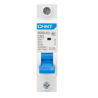 Автоматичний вимикач змінного струму CHINT  NXB-63 1P C63, 63A