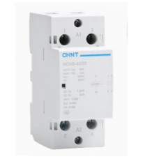 Контактор CHINT NCH8-63/20 AC24V,63А, 12kW, 2NO, на DIN-рейку, 85*65,5*36мм