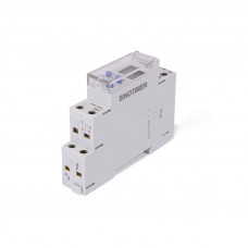 Реле часу Sinotimer TM610-2, 24 години/7 днів, на DIN-рейку 1P, LCD, програмований, змінна батарея, 16А, 220V, 88х66х18 мм