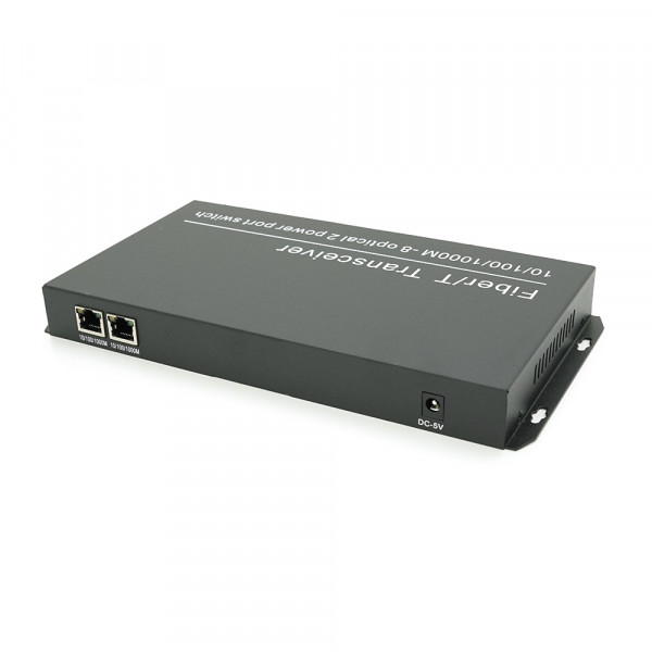 Комутатор UPLINK UFS CK-880IS8F2E Fiber Switch 8Fiber 100Mbps + 2 1000M RJ45 ports, корпус метал, БП в комплекті