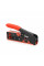 Інструмент HT-718 для обтискання, RJ-45 (8P8C) та RJ-12 (6P6C), 6P/8P + обрізка наскрізних конекторів зачищення зовнішньої ізоляції кабелю