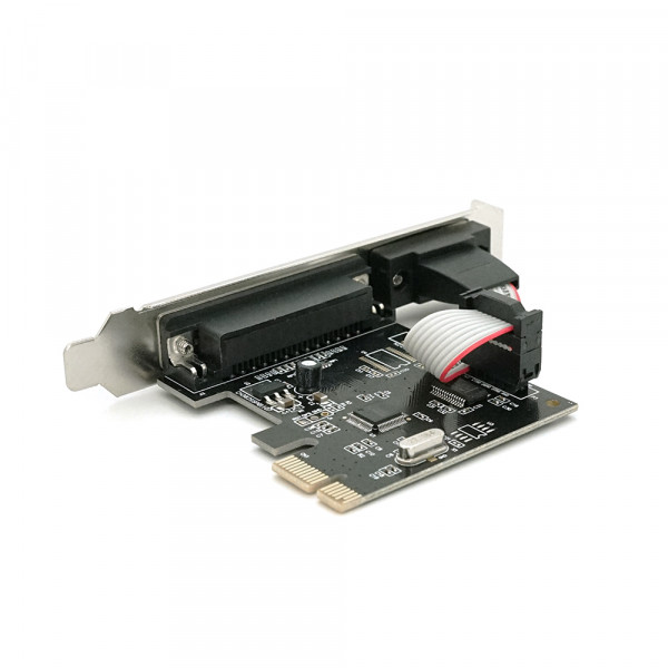 Контролер PCI-Е => RS232 (9Pin) + LPT (25Pin), TX382A, BOX