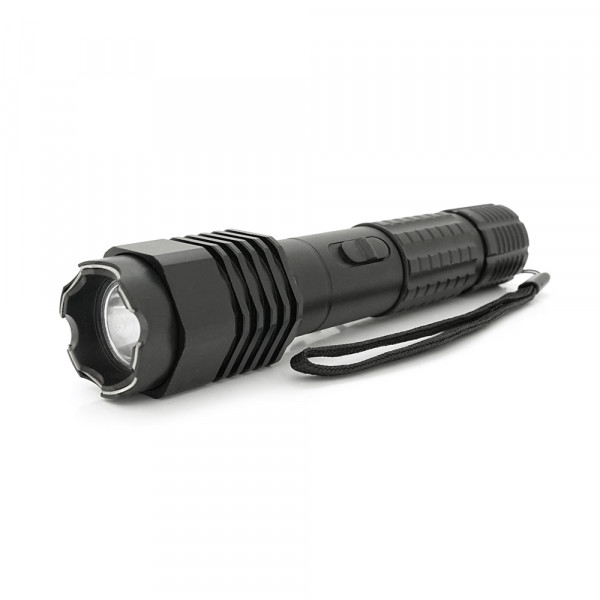 Ліхтар-відлякувач ручний BAILONG BL-1103, 1LED ХPE, струм 50000KV, 3W, 1 режим, 18650/2800mah/3*ААА, Black, IP44, СЗУ+АЗУ, 190х36х32мм, BO