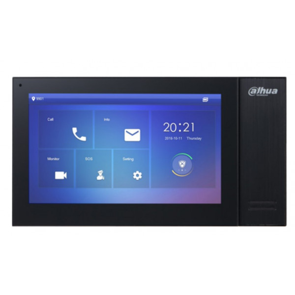 7" IP відеодомофон із пам'яттю Dahua DHI-VTH2421FB-P
