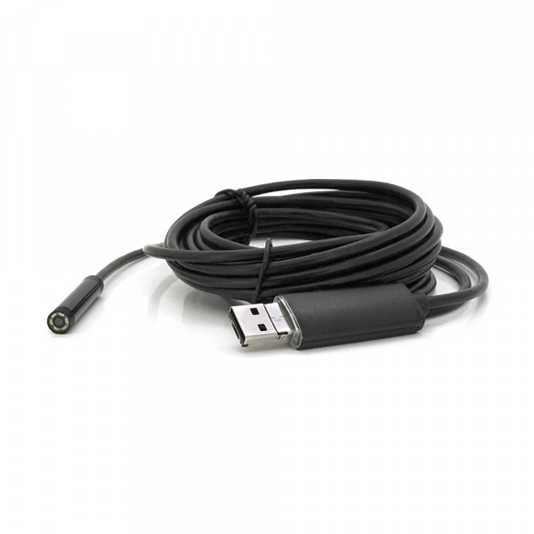 2 in 1 MicroUSB/PC HD ендоскоп, міні камера 7.0 mm, м'який дріт, 5м