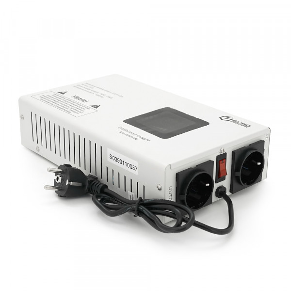 Стабілізатор напруги релейний настінного монтажу Europower SLIM-1000SBR LED, 1000VA 700W, 140-270Vac, SHUKO 2, Q1