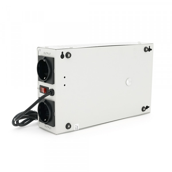 Стабілізатор напруги релейний настінного монтажу Europower SLIM-1000SBR LED, 1000VA 700W, 140-270Vac, SHUKO 2, Q1