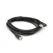 Кабель USB 2.0 RITAR AM/BM, 3.0m, кутовий 90°, чорний