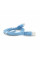 Патч-корд литой плоский WEEPDA, UTP, RJ45, Cat.6, 1m, синий