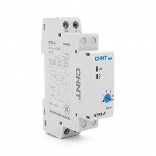 Реле часу CHINT NTE8A015S, на DIN-рейку, затримка відключення-0.1с-5с, Ue/le: AC-15 240В/0,75А, -5°С~+40°С, 93х66,5х18,5 мм