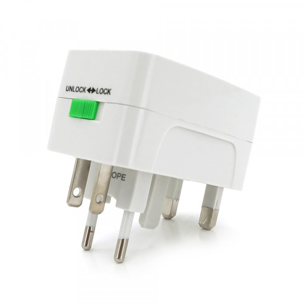 Перехідник на американка\євророзетка Z4 3 in 1, BOX