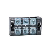 Клемна колодка 3-розрядна TB-4503 45A / 600V, перетин дроту 0,5-4,0мм2, 50 шт в упаковці, ціна за штуку