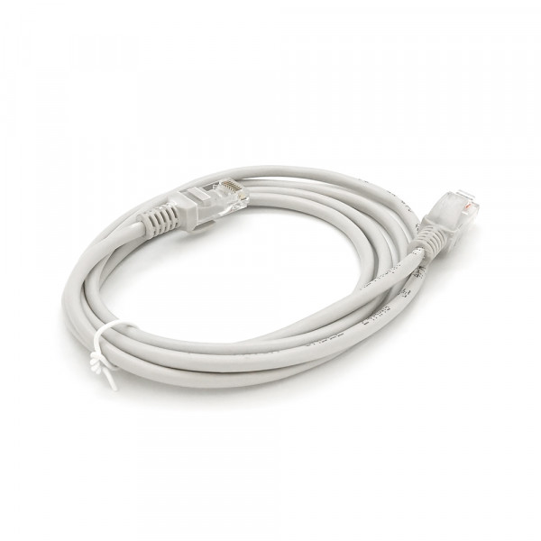 Патч-корд литий RITAR, CCA, UTP, RJ45, Cat.5e, 1m, сірий Q1000