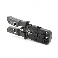 Інструмент HT-022 для обжимки RJ-45 (8P8C) та RJ-12/11 (6P6C), з тестером, профі якість