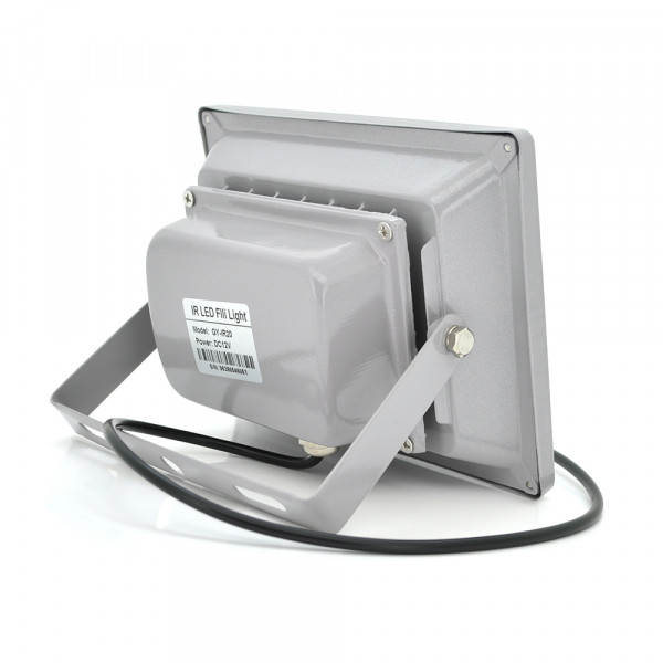 ІЧ-прожектор GY-IR20. 12V, 40W, 20LED, IP66, 850Нм, кут огляду 90 °, дальність до 150м.