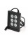 ІЧ-прожектор GY-IR90006. 12V, 6W, 6LED, IP66, 850Нм, кут огляду 90 °, дальність до 70м.
