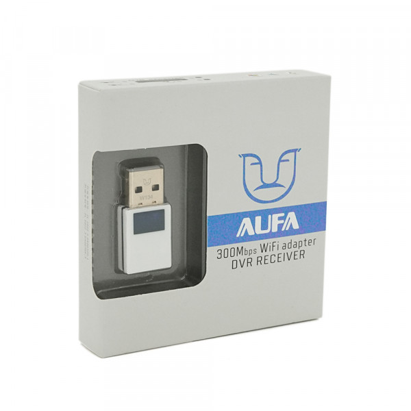 Бездротовий мережний адаптер Wi-Fi-USB AUFA AF-300, 802.11bgn, 300Mbps, 2.4GHz, WIN7/8/10/11/MAC/LINUX, Blister