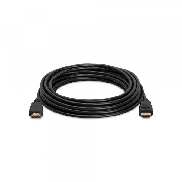 Кабель Merlion HDMI-HDMI HIGH SPEED 3.0m, v1.4, OD-7.5mm, круглий Black, коннектор Black, (Пакет) Q125