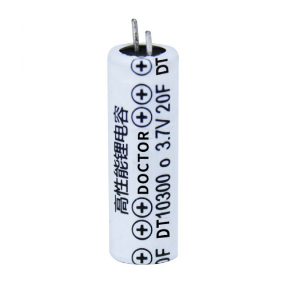 Акумулятор 10300 Li-Ion Doctor DT10300, 150mAh, 3.7V, клем під паяння, Φ10*L30mm, Grey
