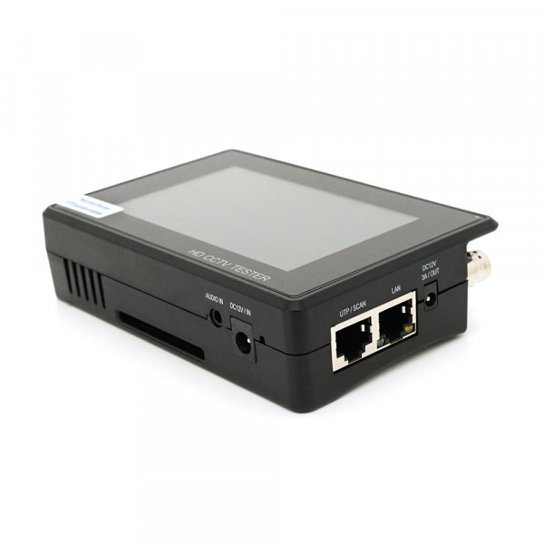 Тестер для камер відеоспостереження IPC-1800 PLUS, c 4″ сенсорним дисплеєм, сенсорним дисплеєм, підтримує IP, CVI, TVI, AHD 4K, Wi-Fi, LAN, BNC, 12V, POE