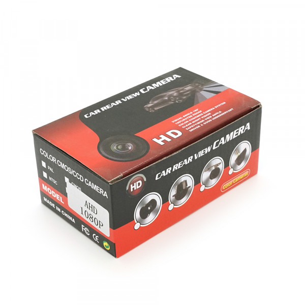 Автокамера заднього виду CAR CAM. AHD 1080p, Black, Box