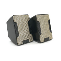 Колонки 2.0 Hotmai A16 USB+3.5mm, 2x3W, 20Hz-18KHz, з регулятором гучності, Black, BOX, Q24