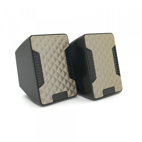 Колонки 2.0 Hotmai A16 USB+3.5mm, 2x3W, 20Hz-18KHz, з регулятором гучності, Black, BOX, Q24