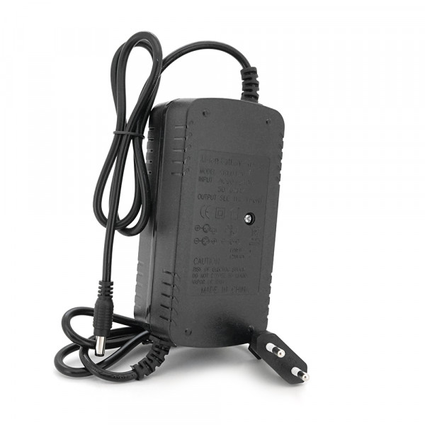 Зарядний пристрій для акумуляторів Li-ion 12V (12,6V),3S,5A,штекер 5,5х2,5мм, індикація