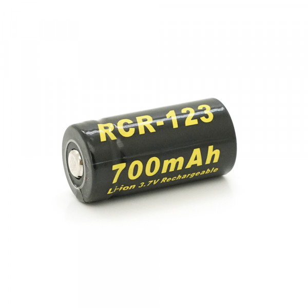Акумулятор 16340/CR123 Li-Ion Soshine 16340P-3.7-700 Protected, 700mAh, 0.7A, 4.2/3.6/2.75V, Black
