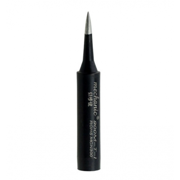 Жало для паяльника MECHANIC MCN 900M-T-I 4*6,3mm, мідь, гальванічне покриття(bl), висока теплопровідність, швидке нагрівання, широкий MCN конус