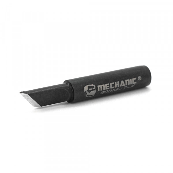 Жало для паяльника MECHANIC MCN 900M-T-K, 4*6.3mm, мідь, гальванічне покриття, висока теплопровідність, швидке нагрівання, перо MCN широке кутове