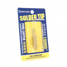 Жало для паяльника MECHANIC 900M-T-SK 4*6,3mm, мідь, висока теплопровідність, швидке нагрівання, перо середнє кутове