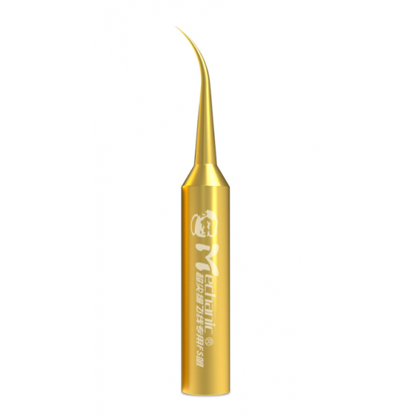 Жало для паяльника MECHANIC 900M-T-FS 4*6,3mm, мідь, висока теплопровідність, швидке нагрівання, вузький конус гнутий