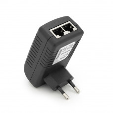 POE інжектор RITAR RT-PIN-12 / 24EU, 12V 2A (24Вт) з портами Ethernet 10/100 Мбіт / с, EU PLUG