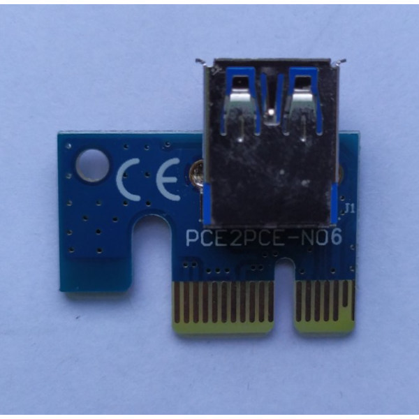 Адаптер - перехідник PCE-N06 з PCI-e x1 на USB 3.0, VER006C, OEM
