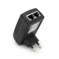 POE інжектор RITAR RT-PIN-18/18EU, 18V 1A (18Вт) з портами Ethernet 10/100Мбіт/с, EU PLUG