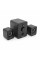 Колонки Kisonli U-3000BT, 5W+2x3W, USB/TF/BT/FM/AUX, с сабвуфером, DC: 5V, Black, BOX, Q40