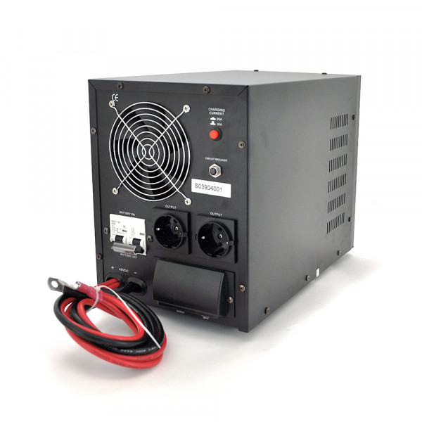 ДБЖ з правильною синусоїдою Europower PSW-EP7000TW48 (4900 Вт) 20А, підлоговий, під зовнішню АКБ 48В, Q1