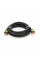 Кабель Merlion HDMI-HDMI V-Link High Speed 3.0m, 4K, v2,0, OD-8.2mm, круглий Black, конектор Black/Yellow, Blister-box, Q80